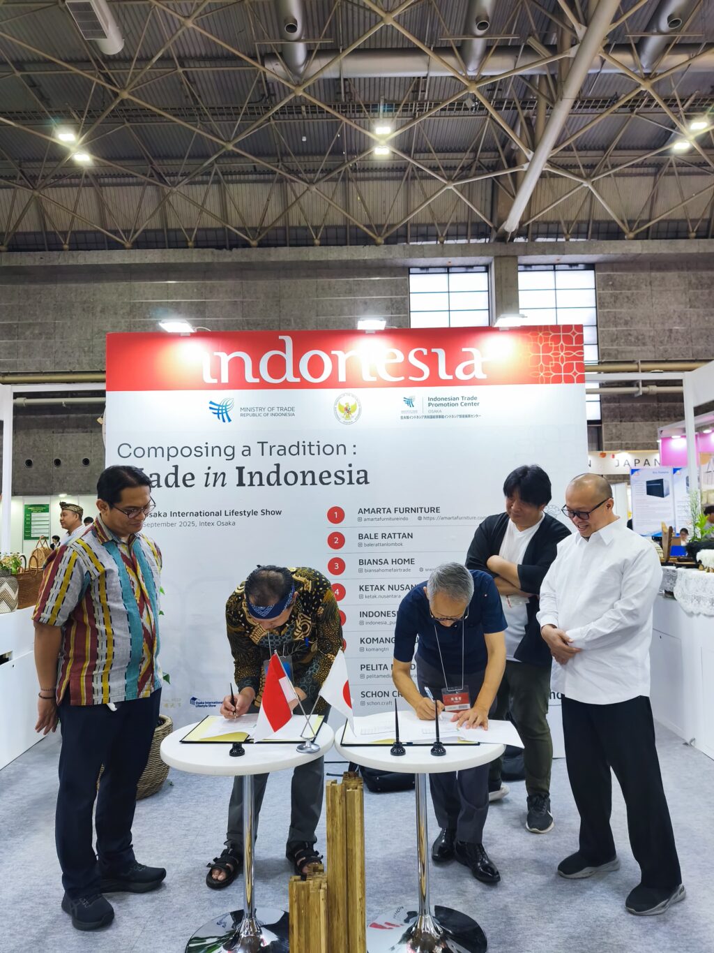 Go Internasional, Pengusaha Banten MoU Ekspor Bambu Rp26 Miliar di Osaka Expo