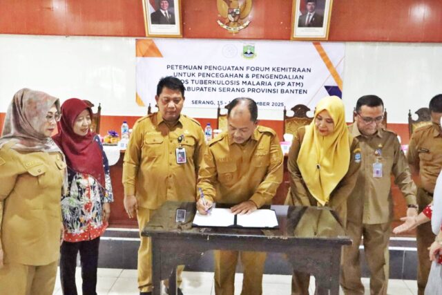 Wabup Serang Ajak Lintas Sektor Tanggulangi Penyakit Menular ATM