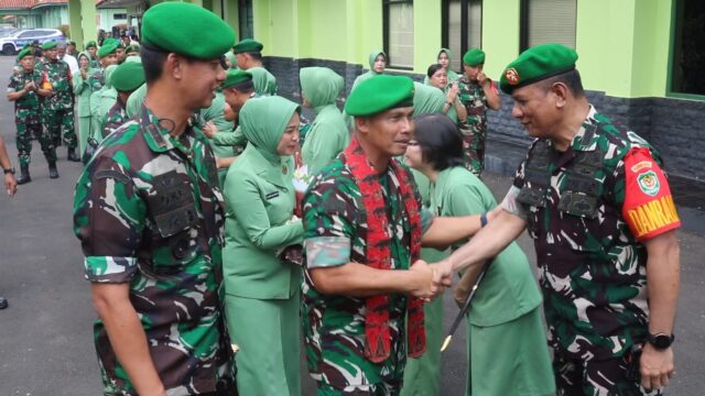 Dandim 0602/Serang Terima Kunjungan Kerja Danrem 064/MY, Tekankan Peran Prajurit dan Keluarga