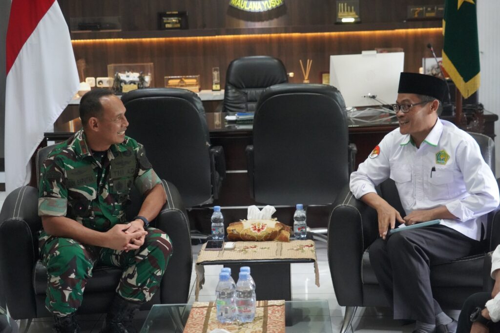 Danrem 064/MY Terima Kunjungan Rektor UIN SMH Banten : Perkuat Sinergi Pendidikan, Kebangsaan, dan Ketahanan Pangan