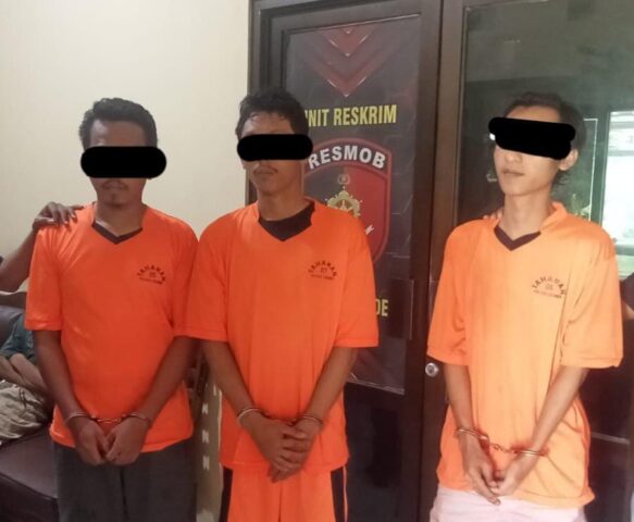 Dalam 24 Jam, Polsek Cikande Tangkap Tiga Pelaku Spesialis Pembobol Kontrakan di Serang