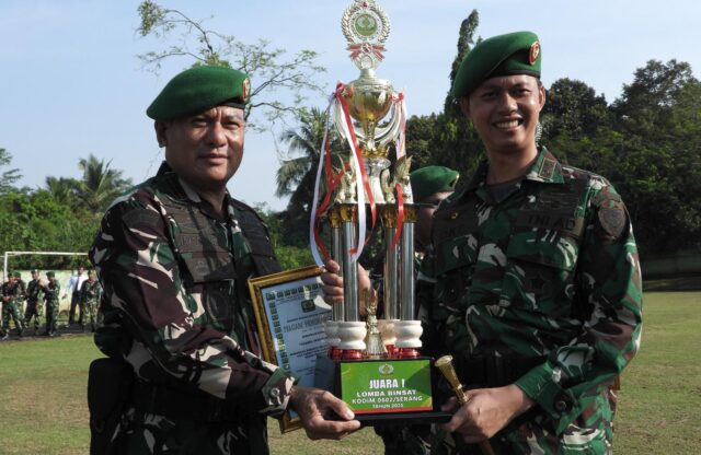 Koramil 0602-21/Kopo Dinobatkan sebagai Koramil Terbaik Tahun 2025