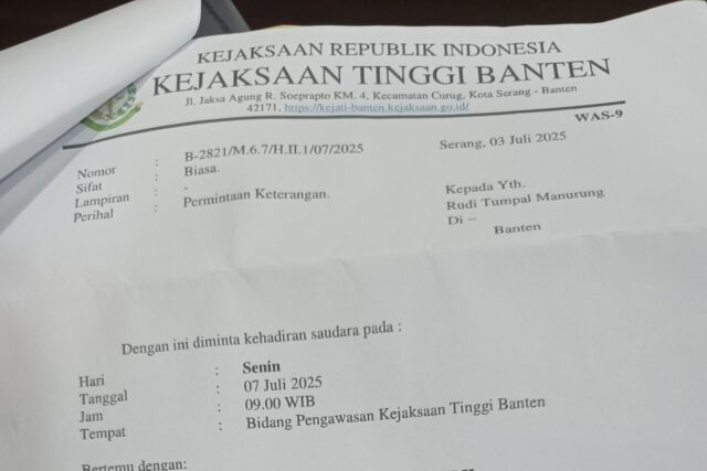 Kasus Pengusiran Wartawan, Kejati Banten Serahkan ke Komisi Kejaksaan