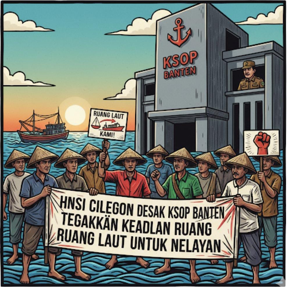 HNSI Cilegon Desak KSOP Banten Tegakkan Keadilan Ruang Laut untuk Nelayan HNSI Cilegon Desak KSOP Banten Tegakkan Keadilan Ruang Laut untuk Nelayan