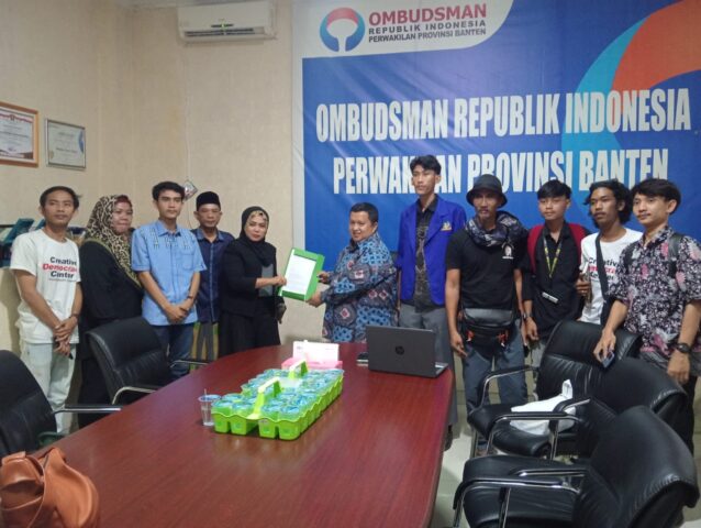 Mahasiswa dan Warga Laporkan Wali Kota Serang ke Ombudsman