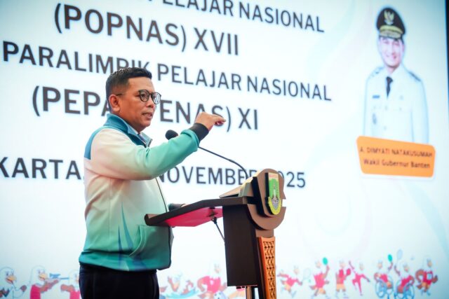 Gubernur Andra Soni Lepas Kontingen Atlet Banten ke Popnas dan Peparpenas 2025 Gubernur Andra Soni Lepas Kontingen Atlet Banten ke Popnas dan Peparpenas 2025