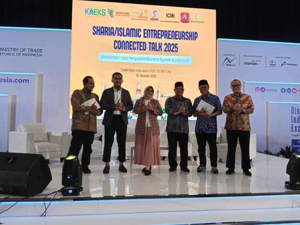 Gerakan Melahirkan Satu Juta Pengusaha Syariah, KNEKS dan Gaido Group Gelar Islamic Entrepreneurship Connected Talk 2025 Gerakan Melahirkan Satu Juta Pengusaha Syariah, KNEKS dan Gaido Group Gelar Islamic Entrepreneurship Connected Talk 2025