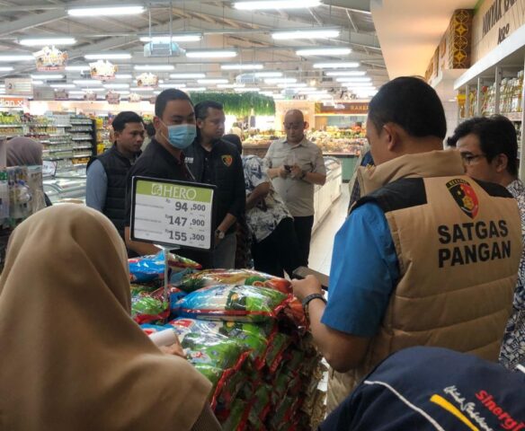 Tekan Inflasi, Polres dan Disperindag Cilegon Terus Pastikan Harga Beras Tetap Stabil