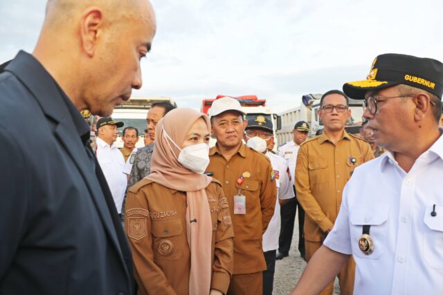 Bupati Serang Dampingi Gubernur dan Kapolda Sidak Truk ODOL di Bojonegara