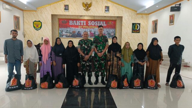 Ster Mabes TNI Bersama Kodim 0602/Serang Hadirkan Senyum Warga Melalui BakSos