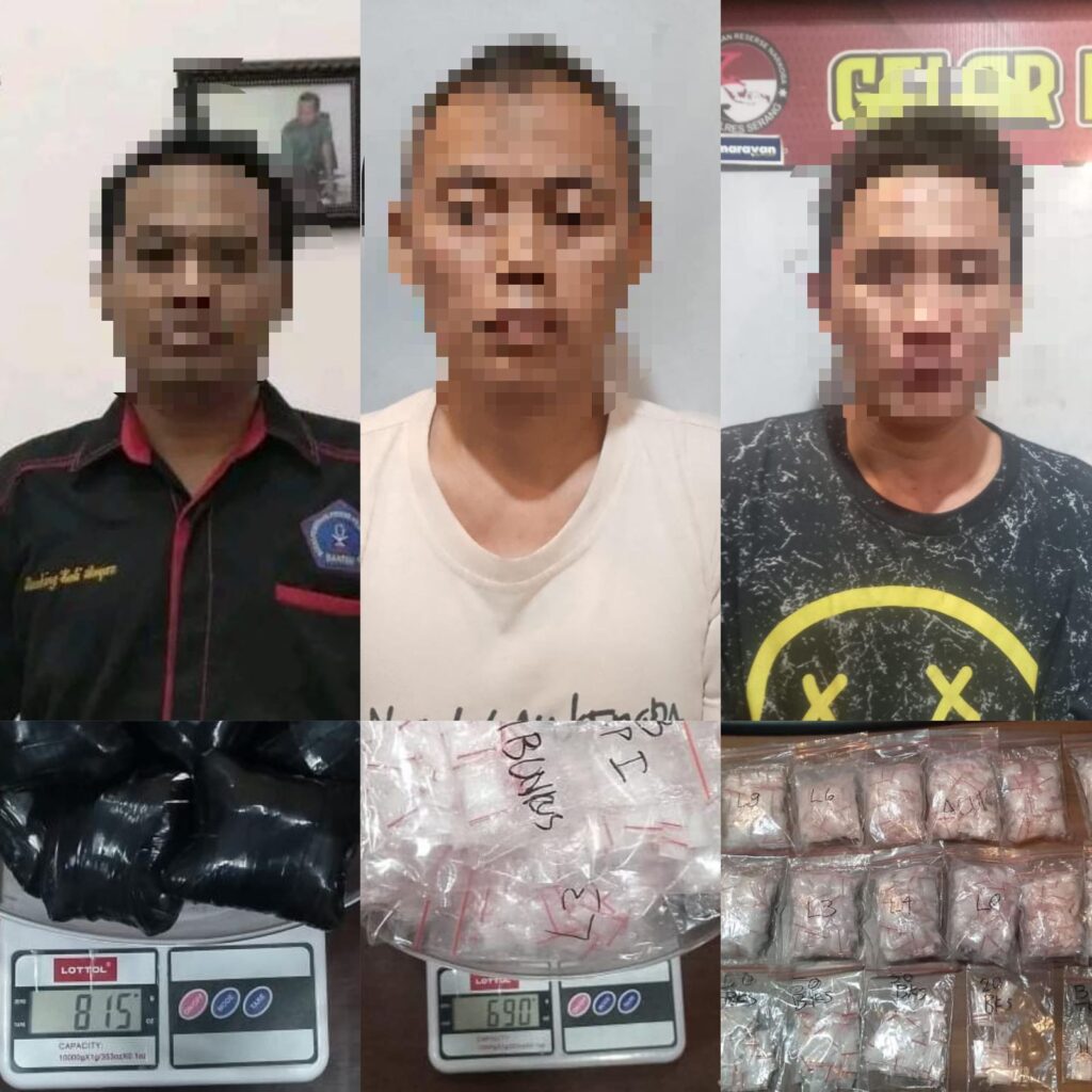 Polres Serang Bongkar Jaringan Sabu Pedagang Ikan, Sita 1,5 Kilogram