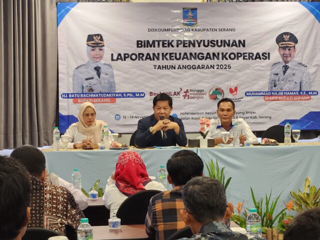 Diskoumperindag Kabupaten Serang Gelar Pelatihan Penyusunan Laporan Keuangan