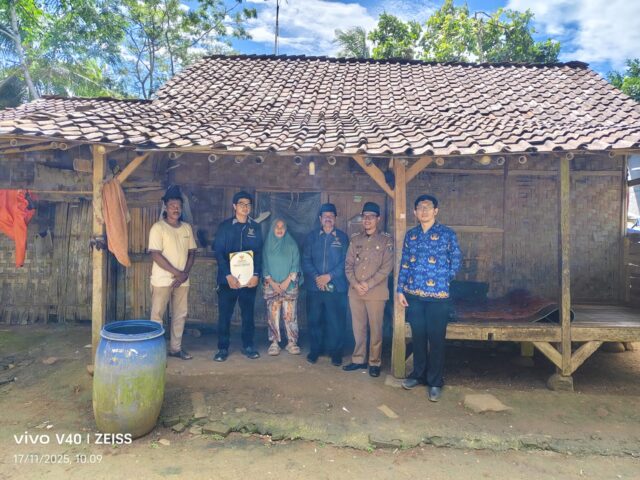 Baznas Kabupaten Serang Tinjau Lokasi Pembangunan Fasilitas Air Bersih di Sindangheula