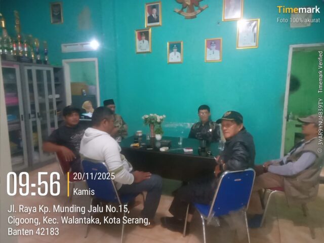 Silaturahmi Warga Cigoong Sambut Lurah Baru