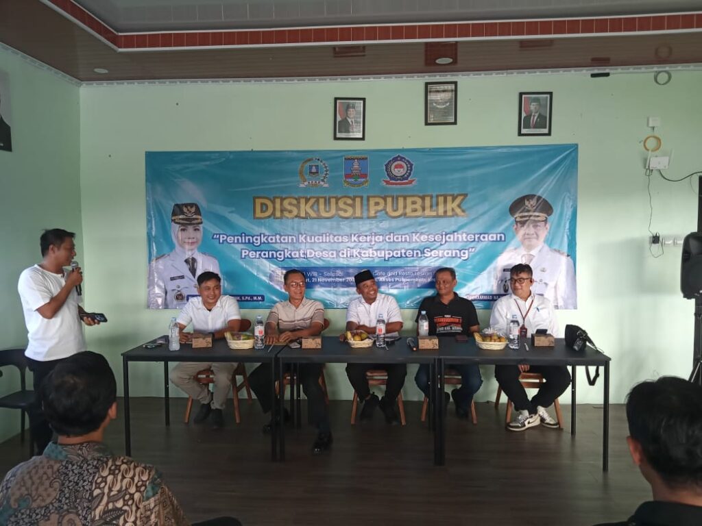 Diskusi Publik Bahas Kinerja dan Kesejahteraan Perangkat Desa, DPRD Kabupaten Serang Janji Kawal Aspirasi