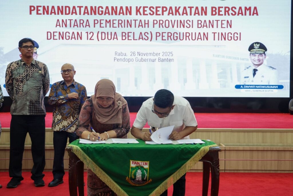 Andra Soni Perkuat Kolaborasi dengan 12 Kampus demi Percepatan Pembangunan Banten