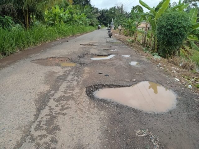 Jalan Penghubung Pedamaran-Suka Damai Memprihatinkan, Warga Keluhkan Janji Politik yang Tak Kunjung Terealisasi
