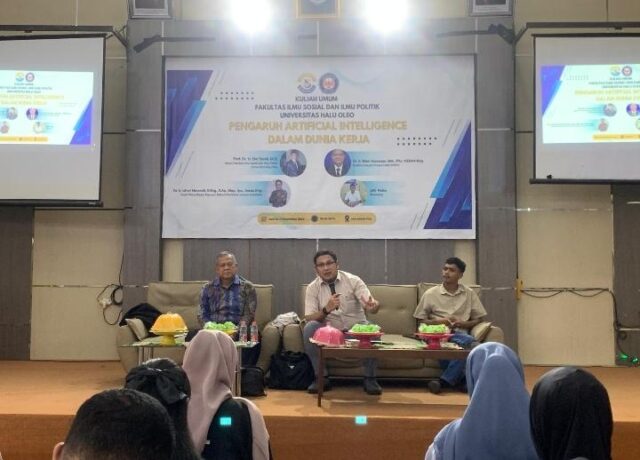 FISIP UHO Bahas Dampak Kecerdasan Buatan terhadap Dunia Kerja dan Geopolitik