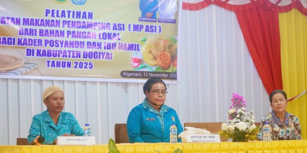 TP PKK Dogiyai Gelar Pelatihan Pengolahan MP-ASI Berbasis Pangan Lokal TP PKK Dogiyai Gelar Pelatihan Pengolahan MP-ASI Berbasis Pangan Lokal