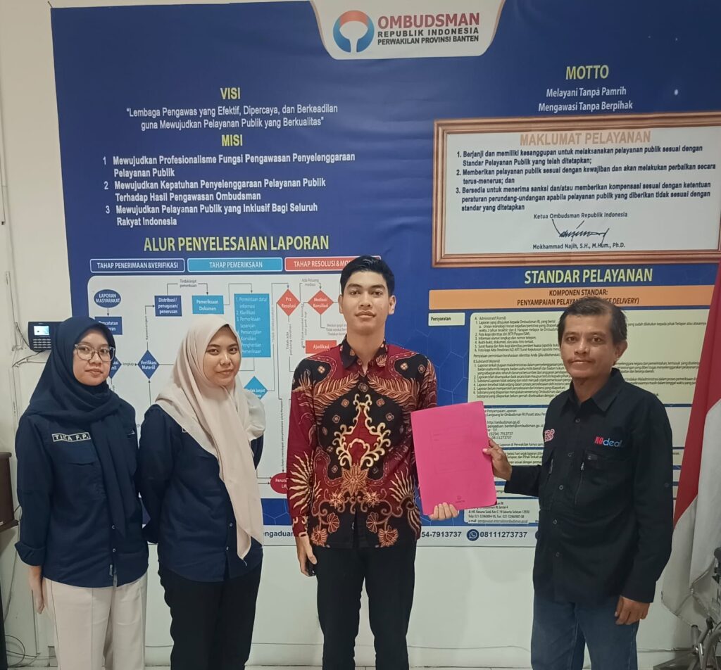 “Selalu Membisu”, Kejati Banten Dilaporkan ke Ombudsman “Selalu Membisu”, Kejati Banten Dilaporkan ke Ombudsman