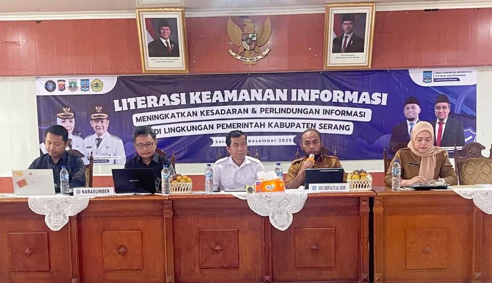 Diskominfo Serang Edukasi ASN Soal Keamanan Data Pribadi Diskominfo Serang Edukasi ASN Soal Keamanan Data Pribadi