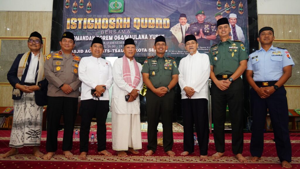 Doa Bersama Korem 064/MY di Serang, Solidaritas untuk Daerah Terdampak Bencana Doa Bersama Korem 064/MY di Serang, Solidaritas untuk Daerah Terdampak Bencana