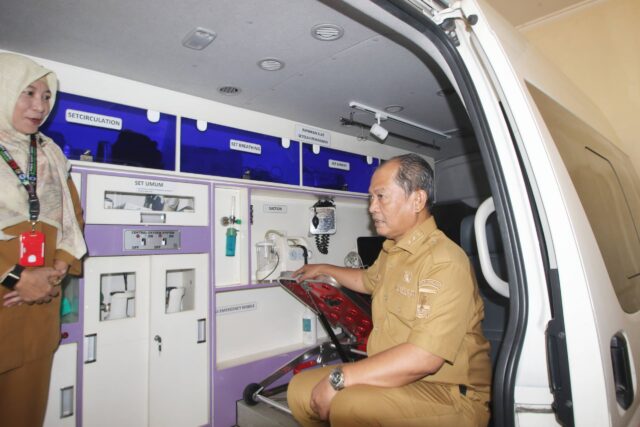 Wabup Serang Tinjau Kesiapan PSC 119 Menjelang Natal dan Tahun Baru