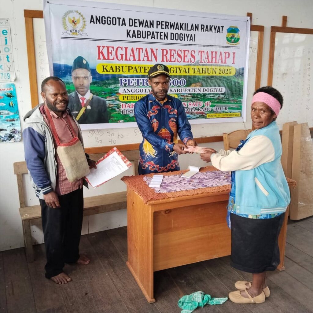 Gelar Reses, Petrus Goo Serap Aspirasi Warga Dogiyai