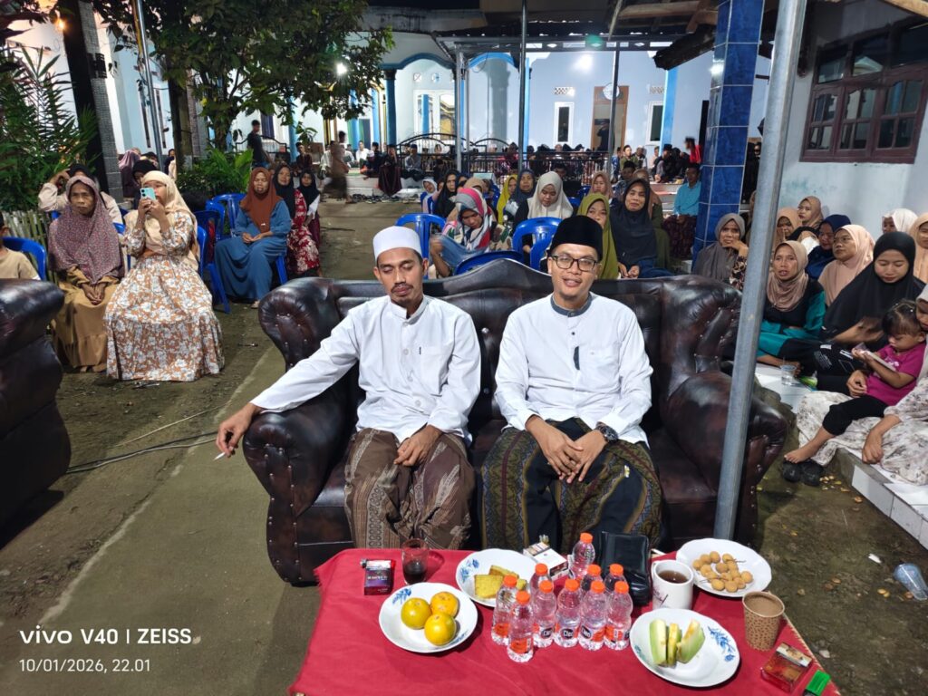 Kades Sindangheula Hadiri Peringatan Isra Mi’raj di Masjid Jami Arrohman Jalupang Wetan