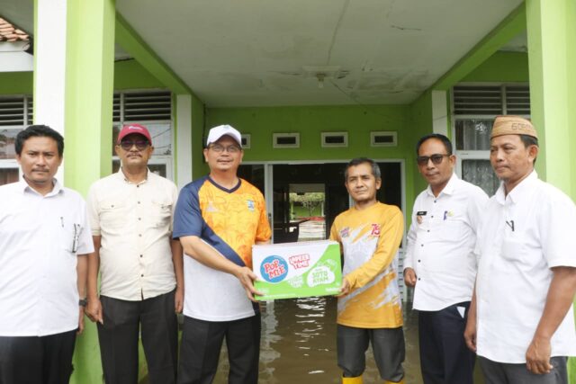 SMPN dan SDN di Kramatwatu Terendam Banjir, Asda Febriyanto Bakal Normalisasi Kali Tonjong