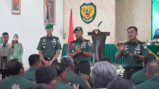 Danrem 064/Maulana Yusuf Tekankan Disiplin Prajurit saat Kunjungan ke Kodim Serang