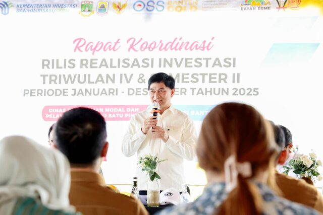 Realisasi Investasi Banten Tembus Rp130,2 Triliun, Wagub Dimyati Tekankan Perlindungan Iklim Usaha