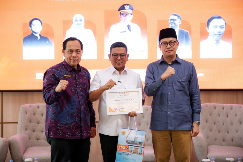 Refleksi Setahun Menjabat Gubernur, Andra Soni Dorong Masukan Konstruktif Pihak Independen