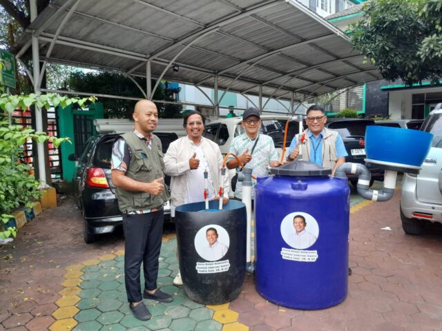 Andra Soni Gencarkan Pengolahan Sampah Organik dari Sumber, Toren POC Disalurkan ke TPS3R Tangsel