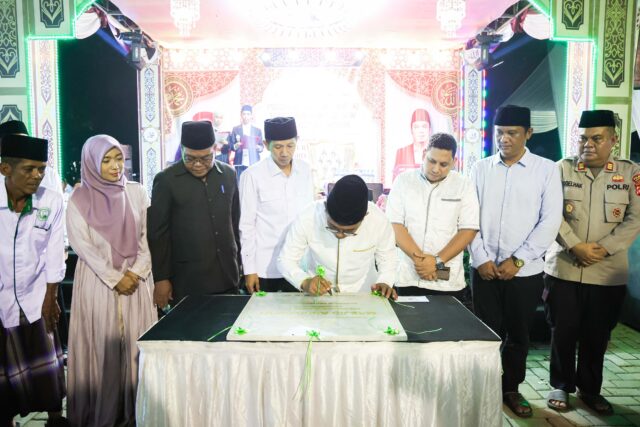 Resmikan Renovasi Masjid Assa’adah, Andra Soni Apresiasi Kekompakan dan Gotong Royong Warga