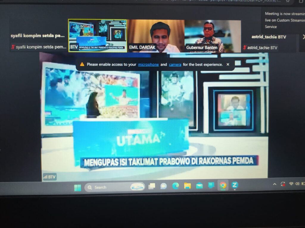 Andra Soni Tegaskan Program Prioritas Presiden Berjalan Optimal di Banten