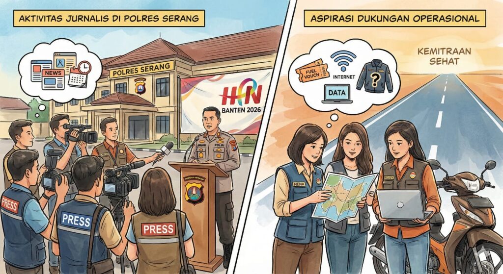 Jurnalis Mitra Polres Serang Soroti Dukungan Operasional dalam Kerjasama Publikasi