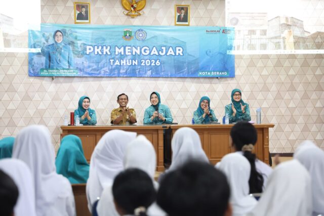 Program PKK Mengajar 2026 Sasar SMKN 1 Kota Serang