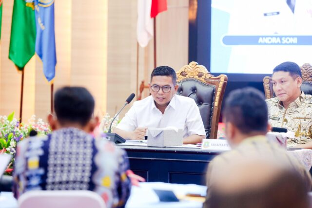 Pimpin Rapim OPD, Andra Soni Minta Kinerja dan Layanan ke Publik Ditingkatkan