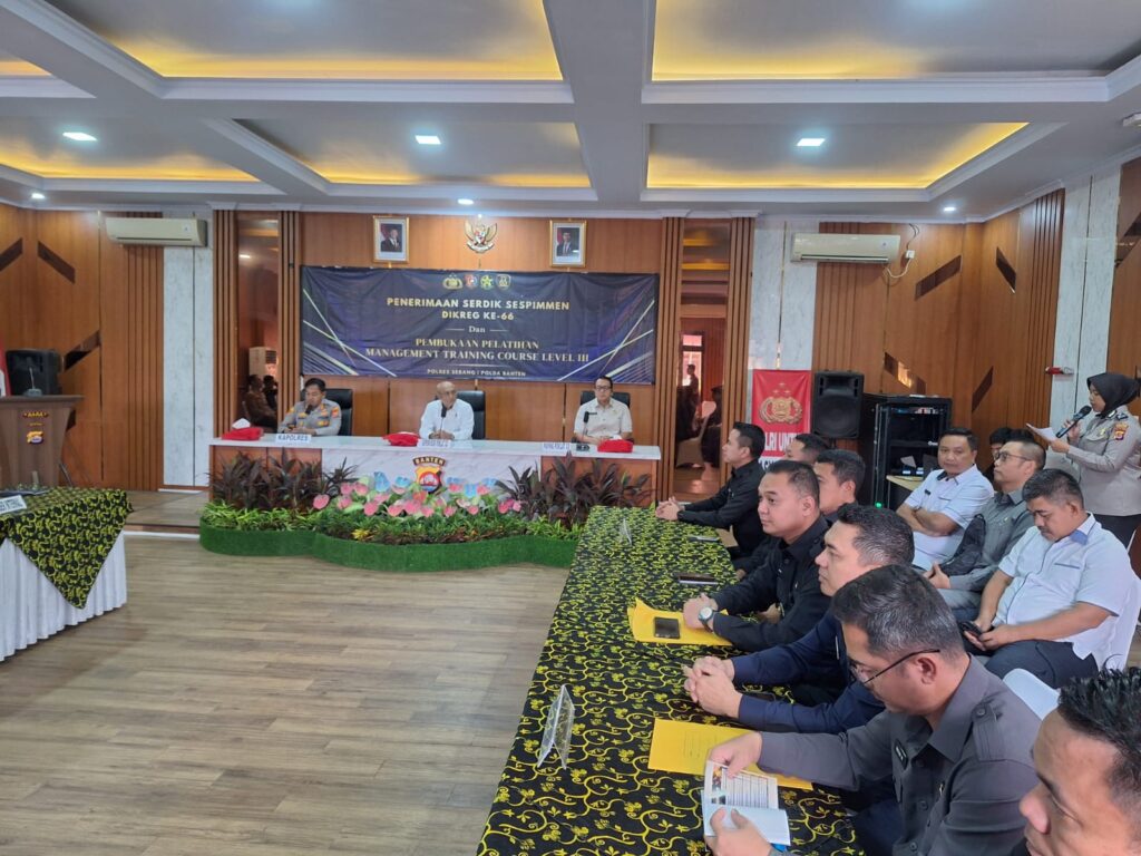 Sespimen Polri Gelar Studi Lingkungan di Polres Serang, Bahas Keamanan Kawasan Industri