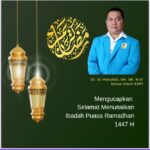 Ketua Umum KNPI Dr. Ali Hanafiah, SH, SE, M. Si mengucapkan selamat melaksanakan ibadah puasa Ramadhan 1447 H