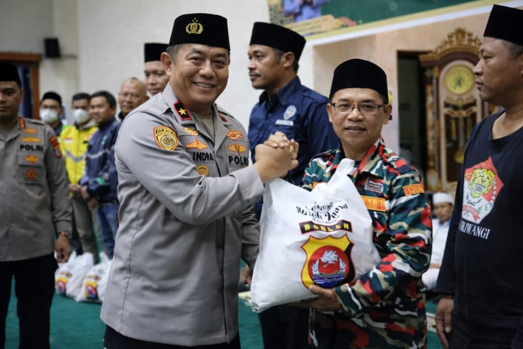 Polda Banten Buka Puasa Bersama Driver Ojol dan Ormas
