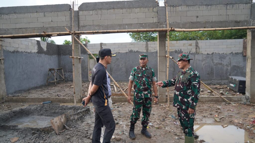 Danrem 064/MY Tinjau Pembangunan Sejumlah Koperasi Desa Kelurahan Merah Putih di Serang