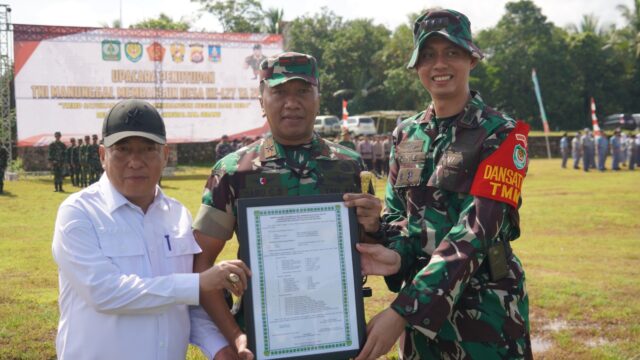 Danrem 064/MY : TMMD Perkuat Kemanunggalan TNI dan Rakyat di Desa Sukamenak