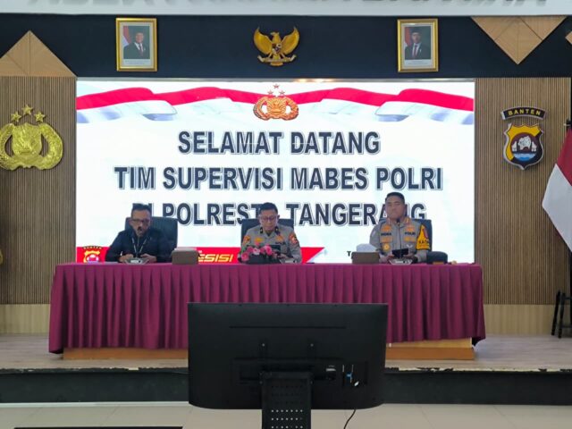 Tim Supervisi Mabes Polri Tinjau Kesiapan Operasi Ketupat Maung di Polresta Tangerang