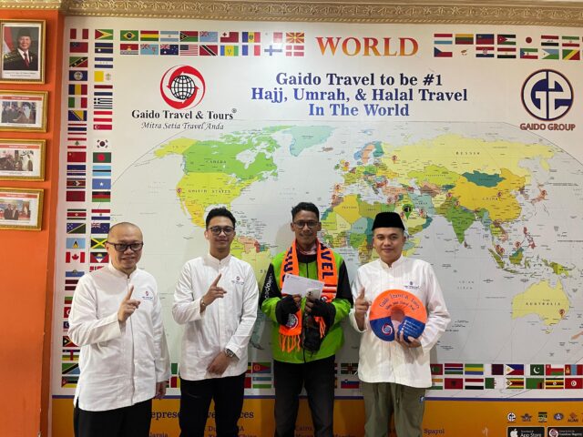 Gaido Travel Salurkan Sedekah Ramadan untuk Pengemudi Ojek Online