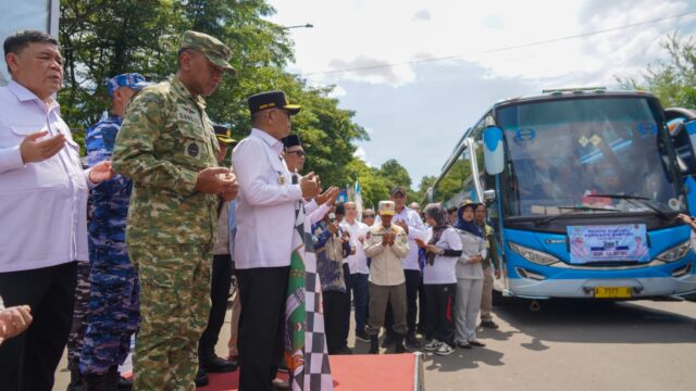 Danrem 064/MY Pastikan Pengamanan Mudik Terpadu, 990 Warga Banten Diberangkatkan Gratis