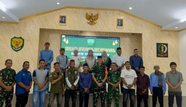 Kodim 0602/Serang Perkuat Sinergi dengan Insan Pers Lewat Buka Puasa Bersama