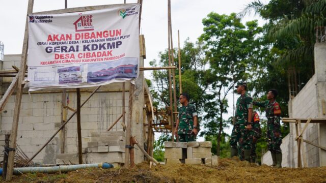 Danrem 064/MY Dorong Percepatan Gerai KDKMP Cimanggu