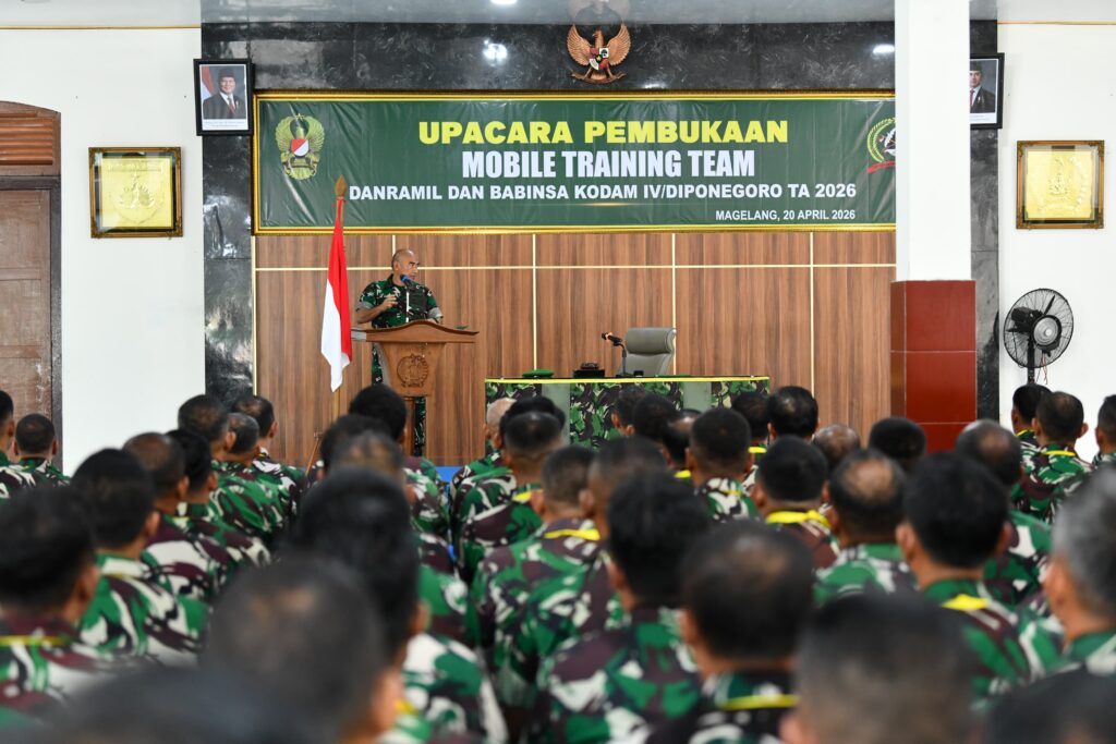 Pusterad Gelar Mobile Training Team 2026 di Magelang, Tingkatkan Profesionalisme Aparat Kewilayahan